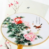 Летний китайский вентилятор, классический круглый веер, ханьфу, китайский стиль