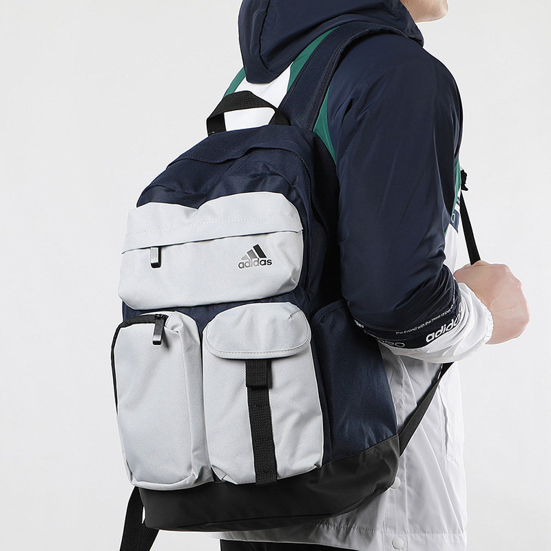 adidas 2020新款学生大容量双肩背包 上下运动双肩背包