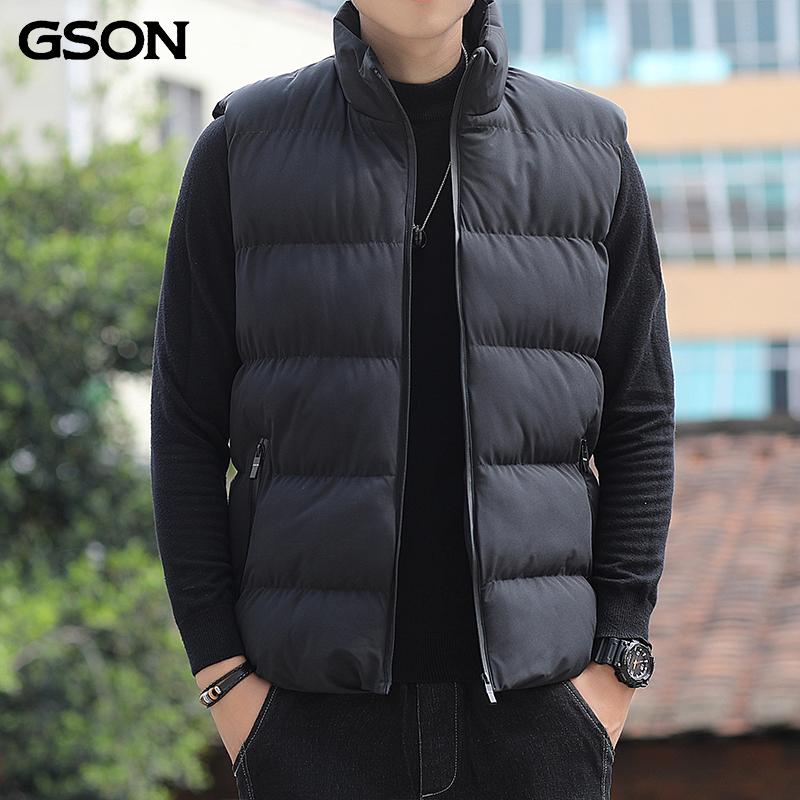 GSON 马甲男士冬季2024新款轻薄坎肩男装保暖百搭大码背心外套_淘宝内购会_女装/女士精品-第2张图片-提都小院