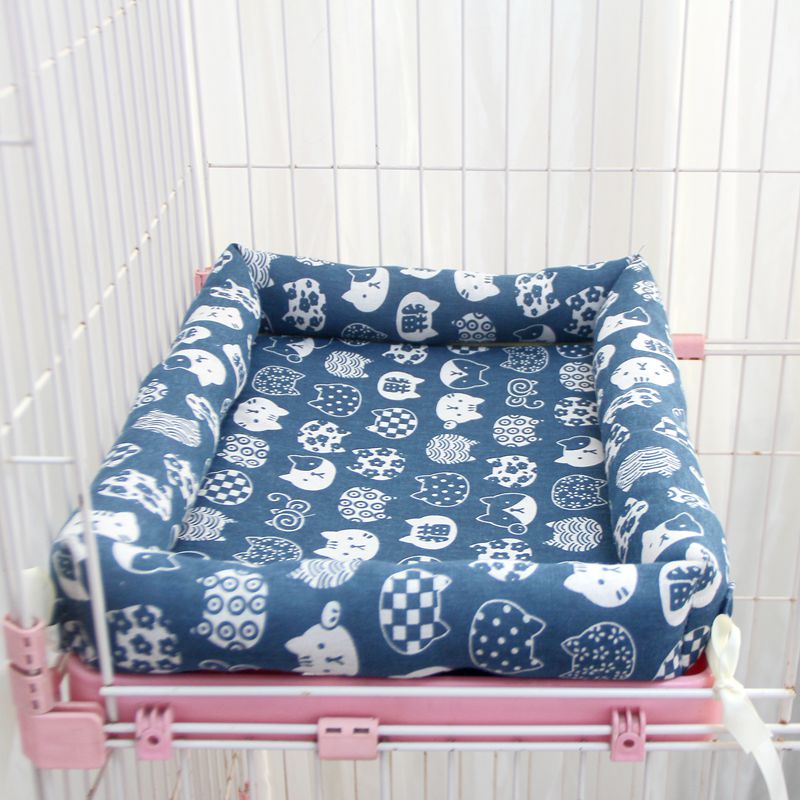 猫窝夏天笼子专用可固定平台窝四季通用猫咪凉席猫垫子睡觉用凉窝 - 图1