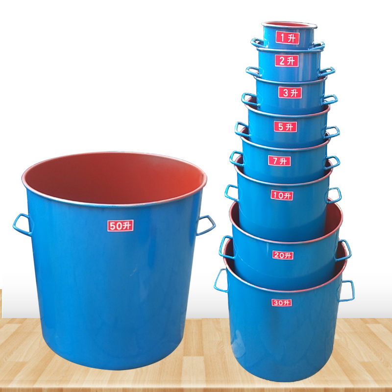 容积升容量桶1-30-50L混凝土表观密度测定仪砼密度仪带盖容量筒桶 - 图0