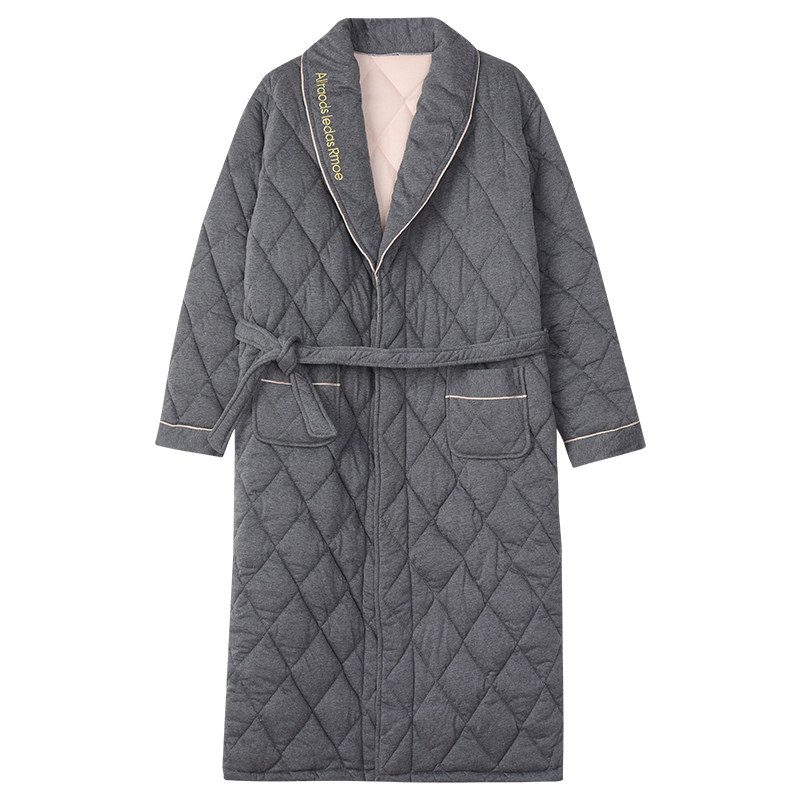 2025年睡袍男士冬季三层加厚长款纯棉夹棉睡衣浴袍宽松大码可外穿,淘宝优惠券,粉丝福利购,淘宝优惠卷