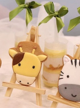 环创装饰材料创意木制迷你三角架