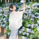 Summer romantic waist pleated suspender dress ສໍາລັບແມ່ຍິງ