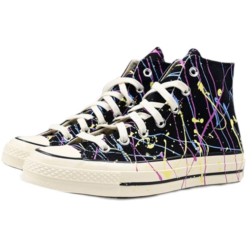 Converse, белые тканевые конверсы подходит для мужчин и женщин