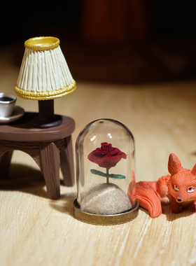 “小王子的悠闲下午”迷你小摆件可爱治愈办公室书桌面摆放装饰品