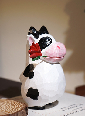 “阿牛哥也是懂浪漫滴”手工木雕