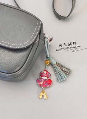 国风东方美学非遗宋锦葫芦包挂件