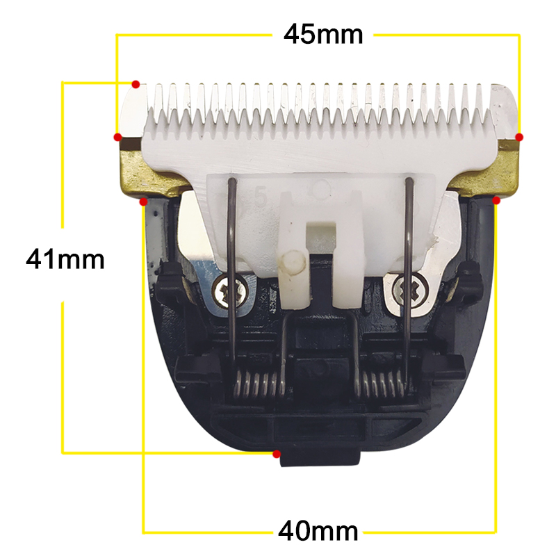 无线理发器电推剪刀头通用替换头钛金陶瓷剃头刀片矮脚充电式配件 - 图1