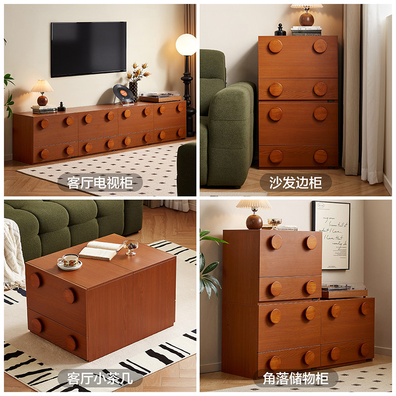 政府补贴全友家居卡门中古风客厅靠墙储物柜卧室床头收纳置物斗柜,淘宝优惠券,粉丝福利购,淘宝优惠卷