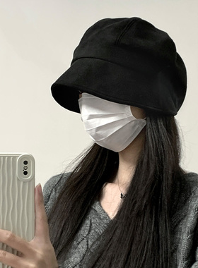 大头围宽檐渔夫帽子女春秋冬季