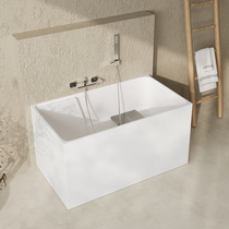 Home Small Household Type Mini Square Independent Type Acrylic Bathtub Daily Deep Bubble Removable Convenient Bath Tub