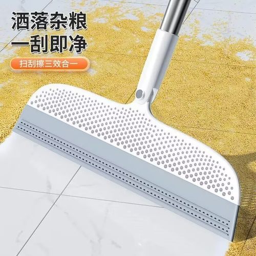 魔术扫把家用硅胶拖把两用浴室卫生间地刮地板地面刮水器扫地神器 - 图0