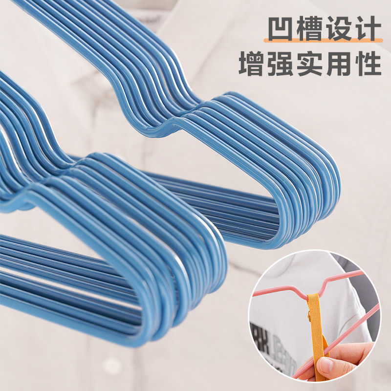 加粗加大衣架家用挂衣架子无痕防滑防肩角衣撑凉晾晒衣服撑子挂架