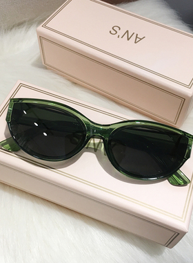 时髦猫眼复古墨镜女款显脸小