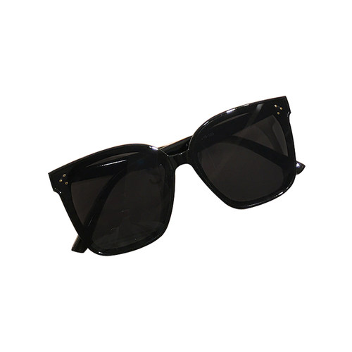 大框墨镜2024新款潮女韩版圆脸大脸显瘦黑色个性男太阳镜防紫外线 - 图3