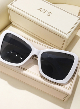 时髦粉色紫色墨镜女式ins