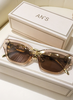 欧美风潮流红色墨镜女高级感ins