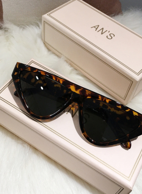 时髦三角猫眼墨镜女y2k欧美风