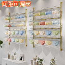 Lingerie Shop adjustable hanging rack Show Shelf Bra Underpants Socks Rack Wall Removable Underwear shelf Composition