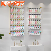 Adjustable Upper Wall Hung Socks Shelving Rack Show Mall Ornaments Clothing Shop Boxed Briefs Silk Socks Display Racks