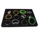 Jewelry tray velvet display box necklace tray ring box earring storage box jewelry display rack display window