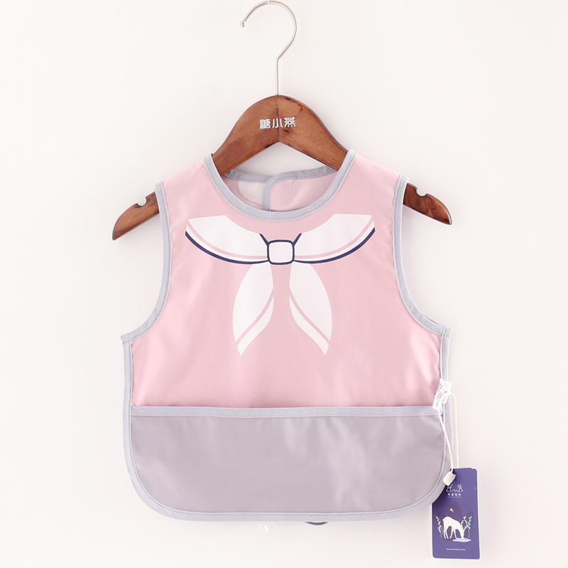 Children's coveralls waterproof and oil-proof sleeveless children's bibs