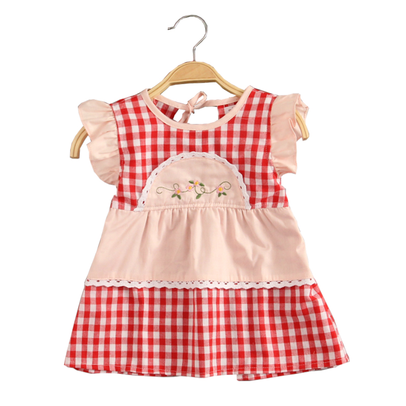 Four Seasons Waterproof Princess Style Pure Cotton Children's Painting Coverall