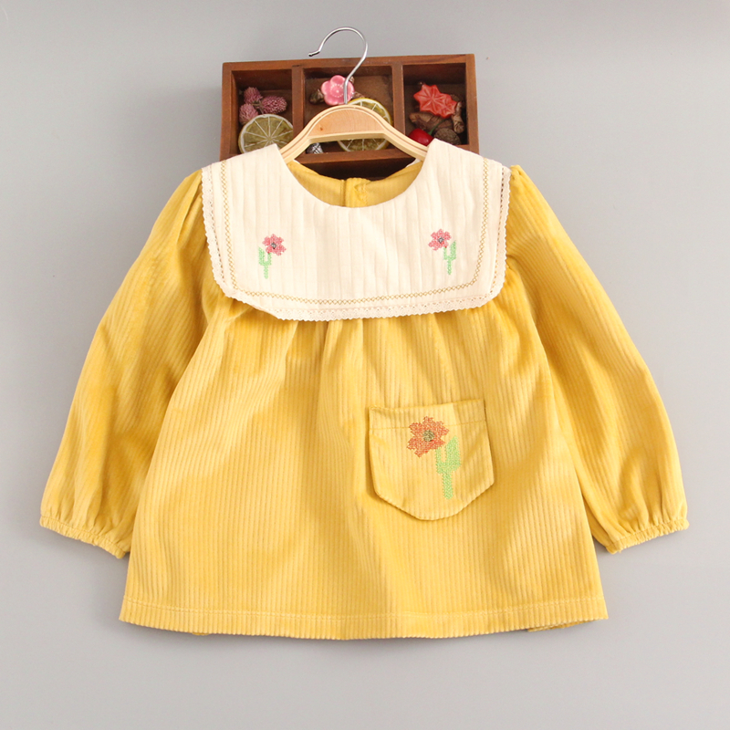 Baby eating cover waterproof girls apron bib