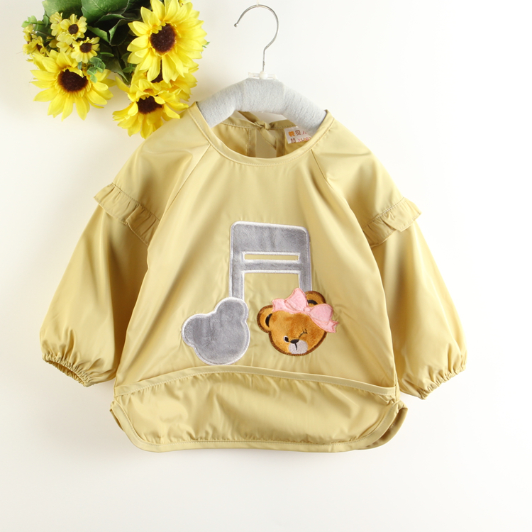 Autumn and winter children's smocks are waterproof and stain-proof