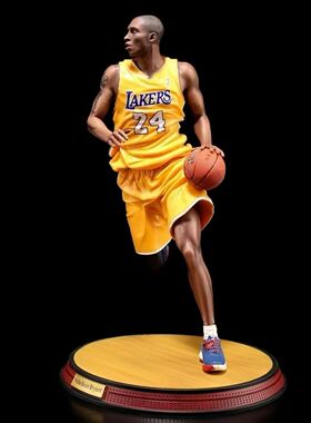 黑曼巴明星篮球手 科比 NBA 24号 运球科比 手办模型摆件批发