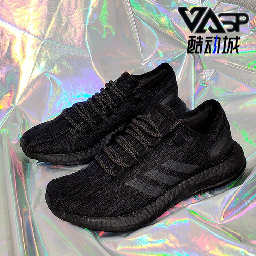 Adidas/阿迪达斯正品新款 Pure 爆米花透气运动休闲跑步鞋CM8304 - 图0