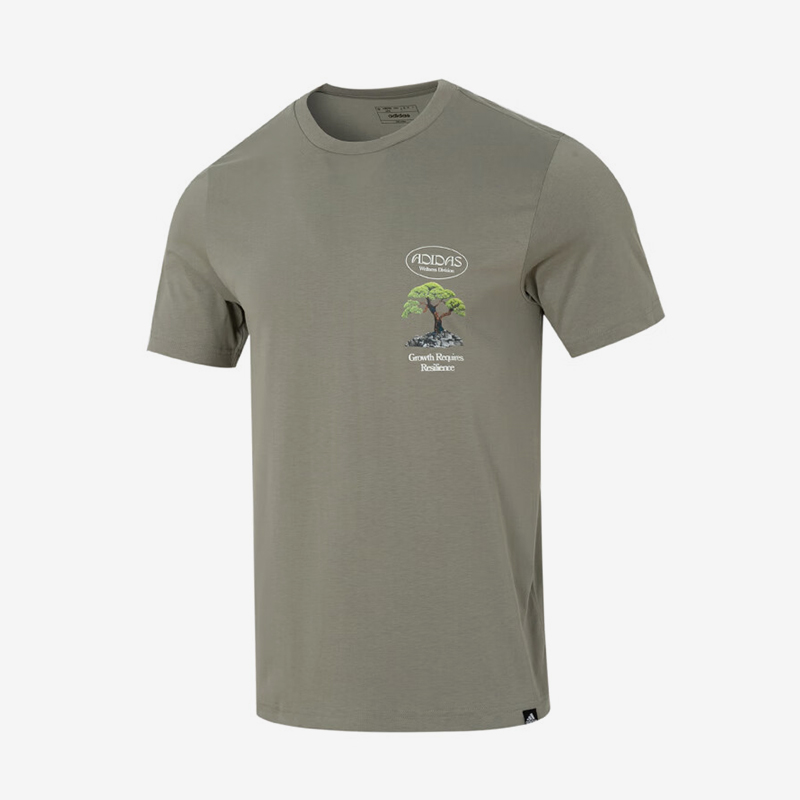 Adidas/阿迪达斯正品新款男士简约透气夏季轻盈圆领T恤IS1038 - 图2