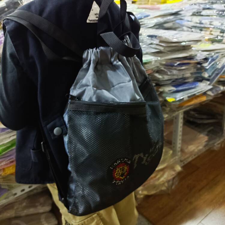 Island country order spot certain peripheral portable double shoulder drawstring environmentally friendly lightweight small backpack outdoor sports bag