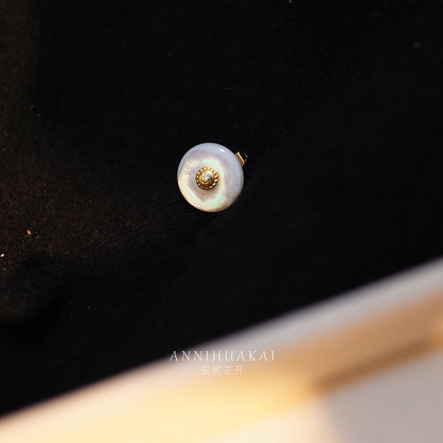 安妮花开 防走光白蝶贝平安扣小巧旗袍装饰别针点缀小物,淘宝优惠券,粉丝福利购,淘宝优惠卷