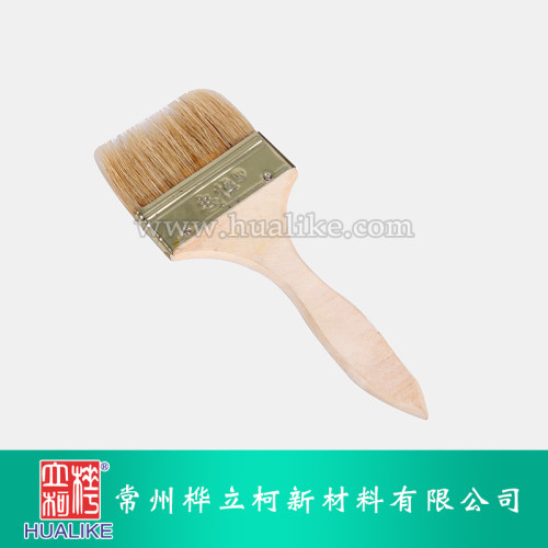 忠恒品牌猪鬃材质 玻璃钢手糊树脂胶衣专用毛刷 痕轻不掉薄软型 - 图0