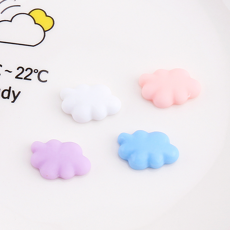 彩虹云朵云彩diy手机壳仿真奶油胶材料包手工自制的制作树脂配件 - 图2