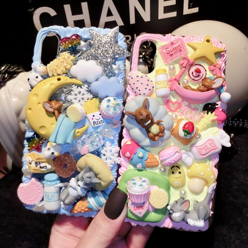 Кремовая кукла, чехол для телефона, набор материалов, барсетка с аксессуарами, «сделай сам»