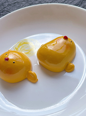 可爱卡通小黄鸭子奶油胶diy材料包手工制作发夹饰品配件
