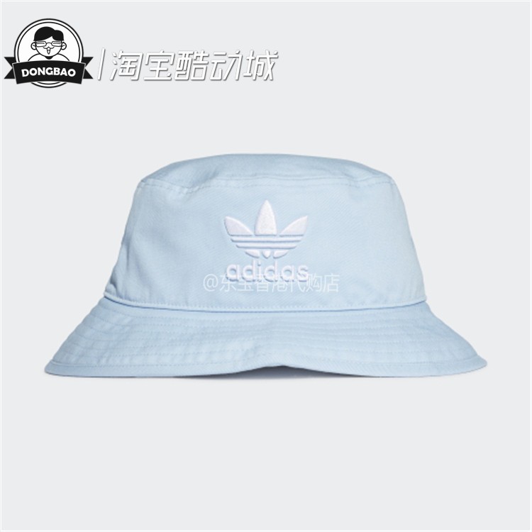 ADIDAS三叶草男女情侣logo黑白潮流渔夫帽BK7345/BK7350/ED9384 - 图2