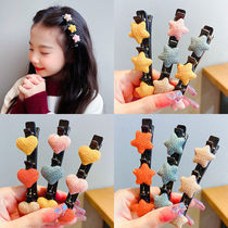 Advanced Side Hairpin Clip Netting Red Card Hairpin Double Layer Children Liu Haitou Accessories Sloth people Broken Hair Clip and hairdresser