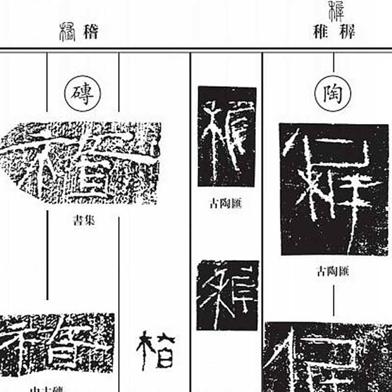 中国砖瓦陶文大字典全2册陈建贡编著中国历代砖瓦陶文字中国书法演进历史金石研究传统文化篆刻书法字典工具书世界图书出版公司-图2