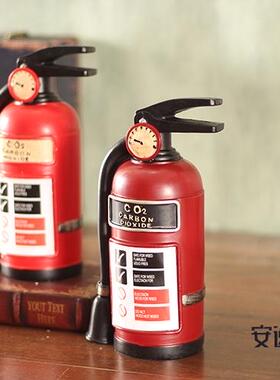 欧式风灭火器酒吧咖啡厅装饰摆件