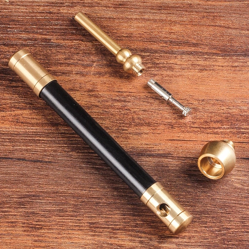 Медная курительная трубка, чемодан, портативный мундштук