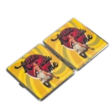 Портативный портсигар, металлическая высококлассная креативная коробка, вмещает 20 стандартных сигарет