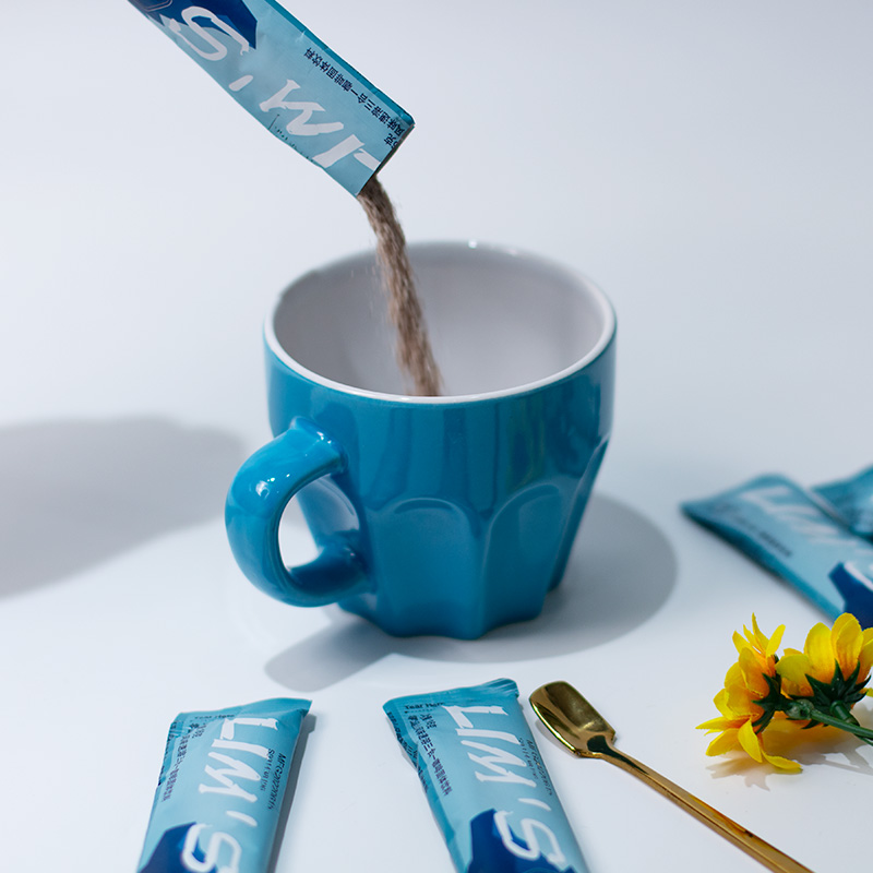 LIMS零涩原装进口 蓝山风味咖啡 原味速溶咖啡粉学生提神40杯640g - 图2