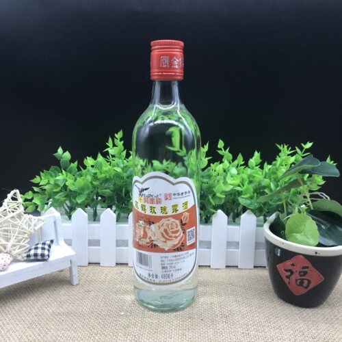 广州鹰金钱双鹤玫瑰露酒480mlX12瓶整箱37度调味料酒瑰瑰香叉烧肉 - 图0