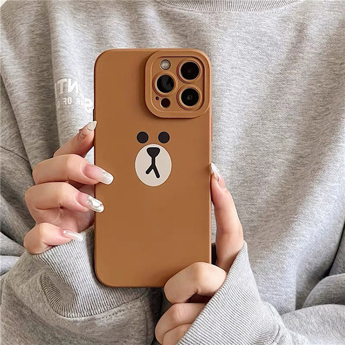日韩卡通适用iphone13/14promax苹果15手机壳12硅胶11全包15pro女款xs防摔xr个性14pro创意7/8plus可爱6s软壳 - 图0