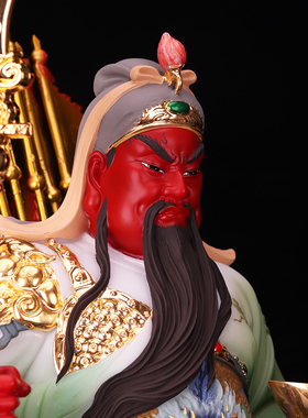 关公居家供奉开业礼品财神汉白玉