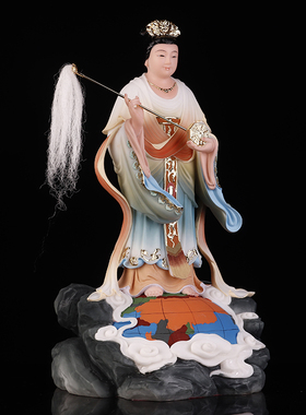 汉白玉神像居家供奉树脂后土娘娘